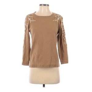 ESCADA Wool Embroider Pullover Sweater